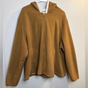 Faded Glory Tan Sherpa Jacket